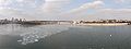 English: Frozen Potomac River from Arlington Memorial Bridge