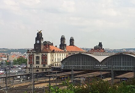 Prague main railway station