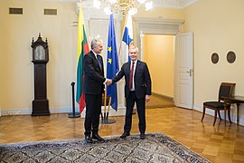 Prime Minister Rinne and the President of the Republic of Lithuania Gitanas Nausėda meeting in Helsinki 5.11.2019 (49017816673).jpg