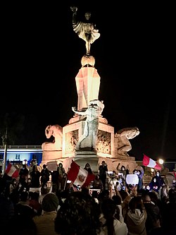 Protesta contra la vacancia presidencial - Trujillo, Perú - Nov. 9 2020 (cropped).jpg