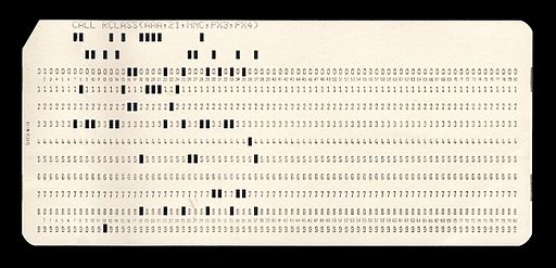 Punched card