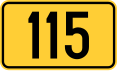 State Road 115 Schild}}