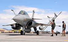 Un Dassault Rafale des forces françaises.