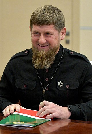 <span class="mw-page-title-main">Ramzan Kadyrov</span> Head of Chechen Republic since 2007