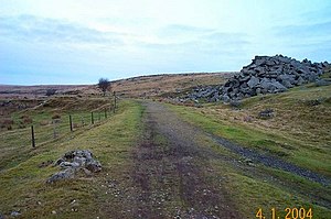 Remains of railway halt - Dartmoor - geograph.org.uk - 172858.jpg