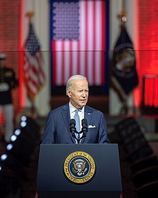 <span class="mw-page-title-main">Battle for the Soul of the Nation speech</span> 2022 speech by US President Joe Biden