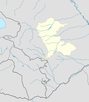 Stepanakert[1]/Khankendi[2] på kartan