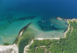 The coastline at the river Ropotamo Ropotamo beach.jpg