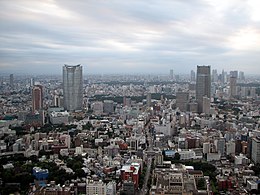 Zone de Roppongi depuis la tour de Tokyo.jpg