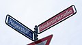 * Nomination A red and a blue street sign in Mainz. --PantheraLeo1359531 17:21, 15 May 2020 (UTC) * Decline  Oppose crop --Charlesjsharp 11:43, 22 May 2020 (UTC)