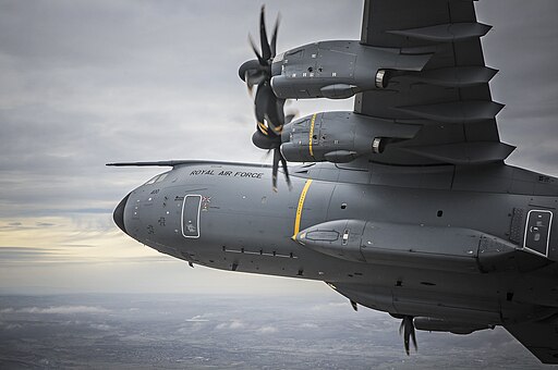 Royal Air Force Airbus A400M ZM400 in flight over Bristol (45158515)