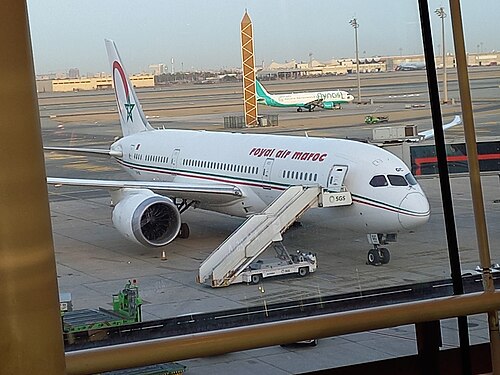 Royal Air Maroc and Flynas in the same frame in King Abdulaziz International Airport
