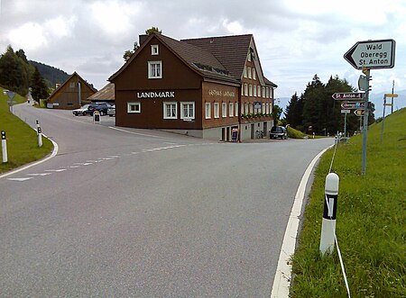 Ruppen Landmark Abzweigung