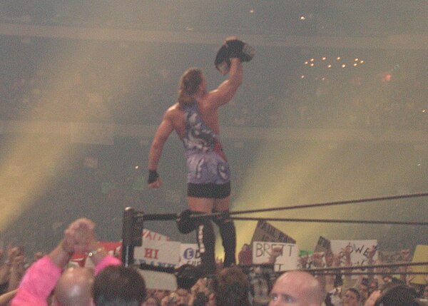 Van Dam after winning the Intercontinental Championship at WrestleMania X8