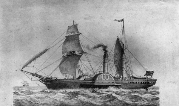 In 1838, Sirius was the first ship to cross the Atlantic using continuous steam power.