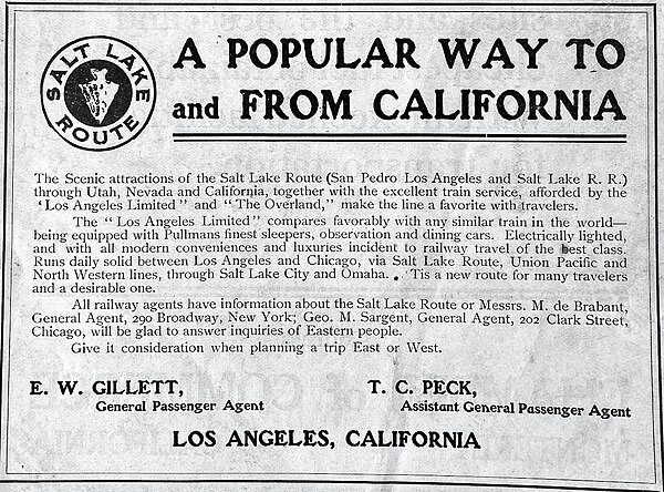 Advertisement from 1906