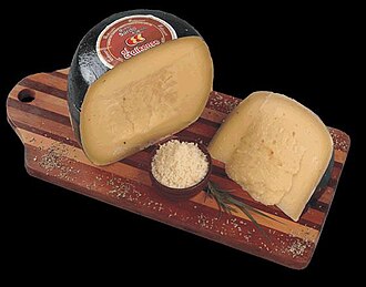 Another cheese of Italian heritage, Sardo is based on Pecorino Romano. Depending on its age, Sardo can be recognized as either a semi-hard cheese, or a hard cheese. Sardo.jpg