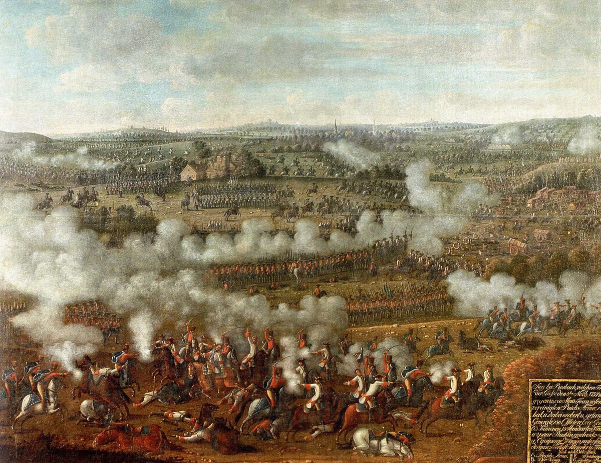 Prussian crushes the French at Rossbach