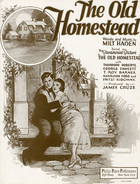 File:Sheet music cover - THE OLD HOMESTEAD (1922).jpg
