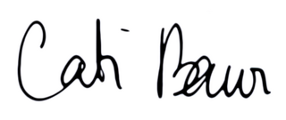 signature de Cati Baur