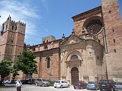 Catedral de Sigüenza en Guadalajara, de estilo románico-gótico