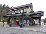 Sihlwald SZU station with ancillary buildings