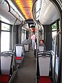 English: Solaris Tramino interior. The tram was presented during the 130th anniversary of public transport in Poznań. Polski: Wnętrze Solarisa Tramino. Tramwaj był pokazany podczas obchodów 130-lecia komunikacji miejskiej w Poznaniu.