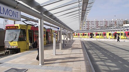 The Charleroi metro system is a mixture of tram and underground light rail