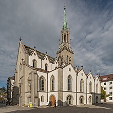 The Church of St. Laurence in St. Gallen. StGallen asv2022-10 Kirche StLaurenzen img6.jpg