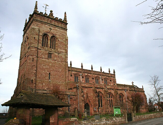 Image: St Marys Church Acton Cheshire