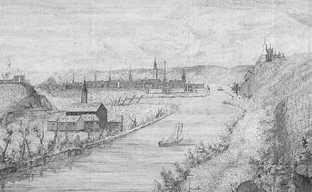 Stadtansicht Koblenz 1789