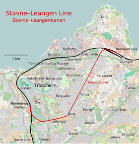 Voir la carte de la ligne.