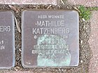 Stolperstein Mathilde Katzenberg, 1, Steinweg 10, Grebenstein, Kassel district.jpg