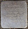 Stolperstein Sechslingspforte 16 (Gertrud Hüttner) in Hamburg-Hohenfelde.jpg