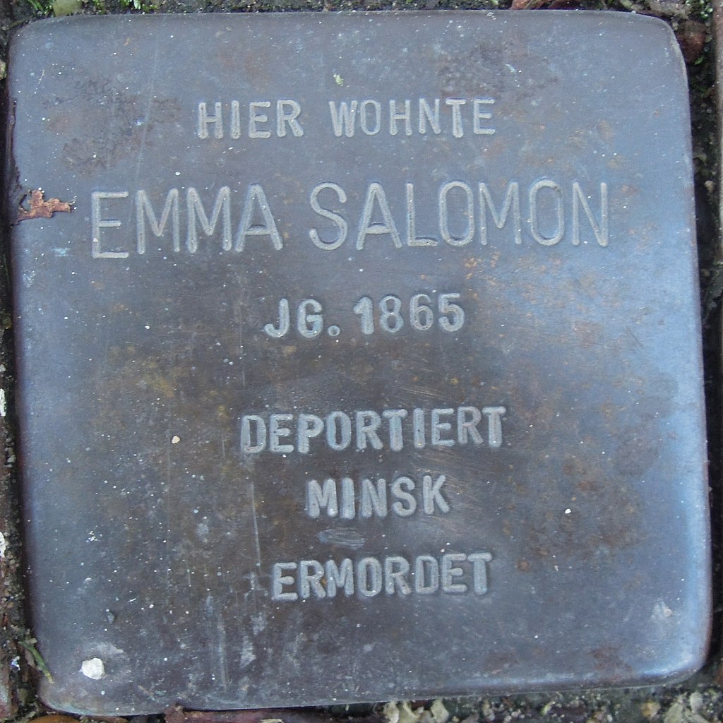 Stolperstein Werne Burgstr 15 Emma Salomon.jpg