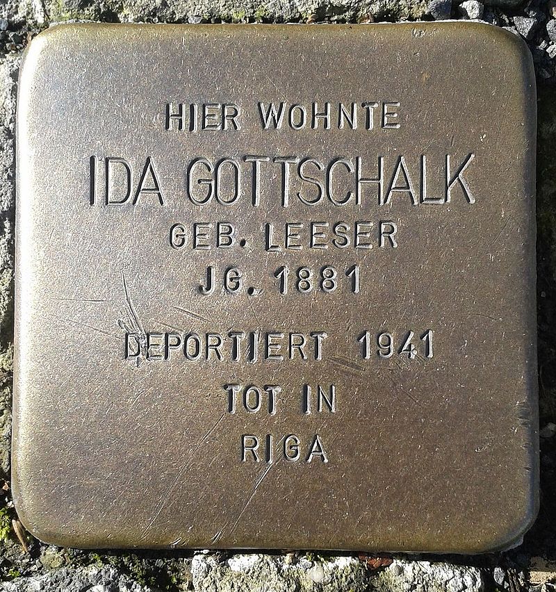 Stolperstein Windeck Rosbach Alte Dorfstraße Ida Gottschalk.jpg