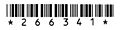 Voorbeeld streepjescode Code 39