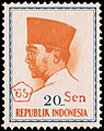Sukarno, 20sen (1965).jpg
