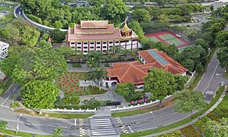 Aerial perspective of Sun Yat Sen Nanyang Memorial Hall in central Singapore. Taken in 2016 Sun Yat Sen Nanyang Memorial Hall.jpg