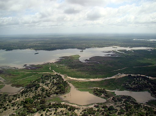 TZ Selous Game Reserve Aeroview