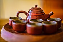 Brass Tea Set ------------------ Tea is a celebrated drink in