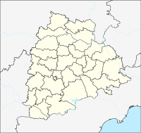 Lagekarte des indischen Bundesstaates Telangana