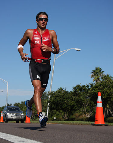 Terenzo Bozzone, at the 2008 Ironman 70.3 World Championships Terenzo Bozzone 2008 Ironman 70.3 World Championship.jpg