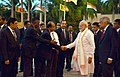 The Prime Minister, Shri Narendra Modi being seen off on his departure from Colombo, Sri Lanka on May 12, 2017. The Prime Minister of the Democratic Socialist Republic of Sri Lanka, Mr. Ranil Wickremesinghe is also seen (2).jpg