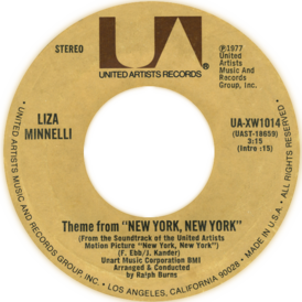 Capa de "New-York, New-York" de Liza Minnelli