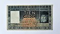 1933 és 1939 között kibocsátott 10 guldenes bankjegy.
