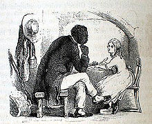 Illustration of Tom and Eva by Hammatt Billings for the 1853 deluxe edition of Uncle Tom's Cabin TomEva.jpg