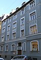 Trautenwolfstraße 5; Mietshaus, Jugendstil-Eckbau mit Doppelerker, Anfang 20. Jh. This is a picture of the Bavarian Baudenkmal (cultural heritage monument) with the ID D-1-62-000-6958 (Wikidata)