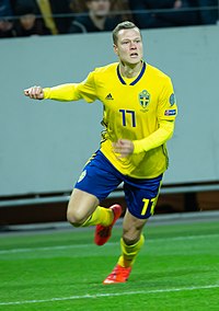 UEFA EURO qualifiers Sweden vs Romaina 20190323 Viktor Claesson 28.jpg