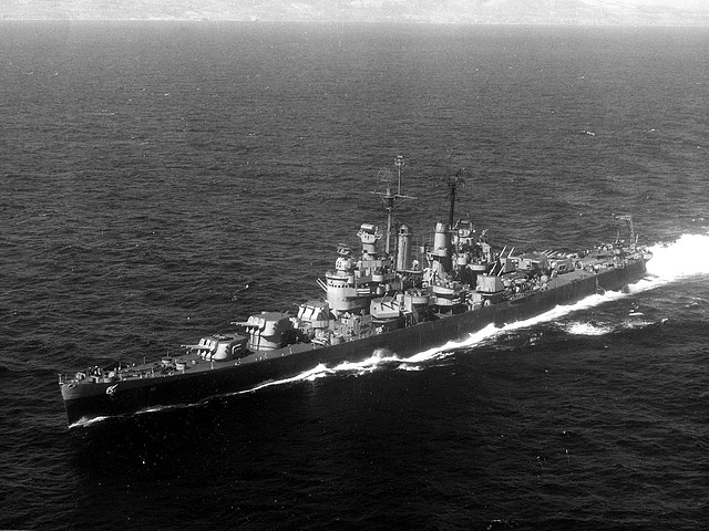 USS Columbia (CL-56), 15 May 1945
